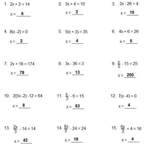 02x 4 A. . Multi step equations answer key